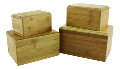 Bamboo Wooden Urns